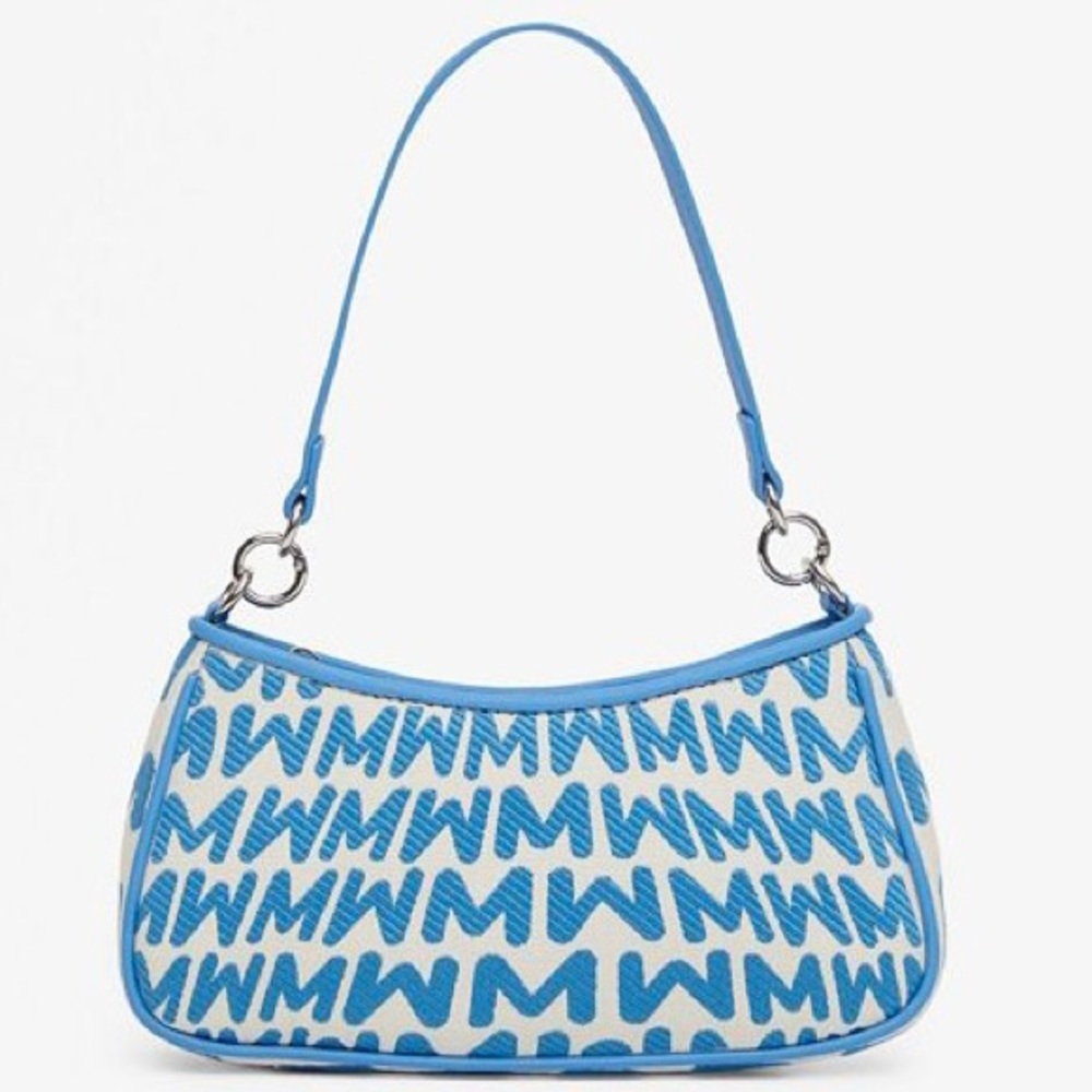 MANGO Women's Baguette Bag with Logo